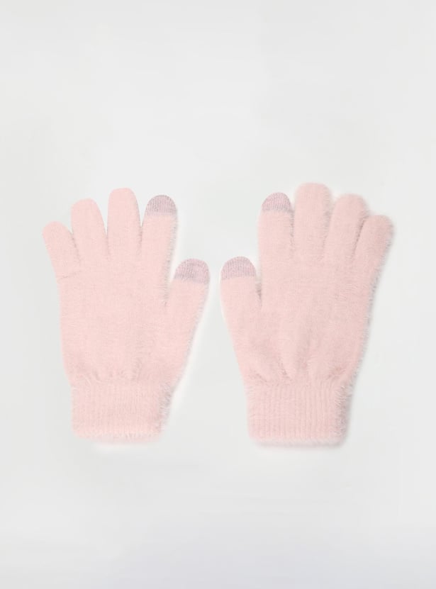 Women Textured Gloves