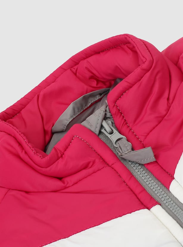 Girls Colourblocked Gilet Jacket