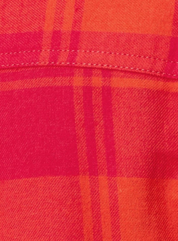 Women Checked Yarn Dyed Shirt