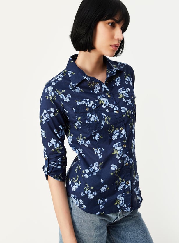 Women Floral Printed Shirt