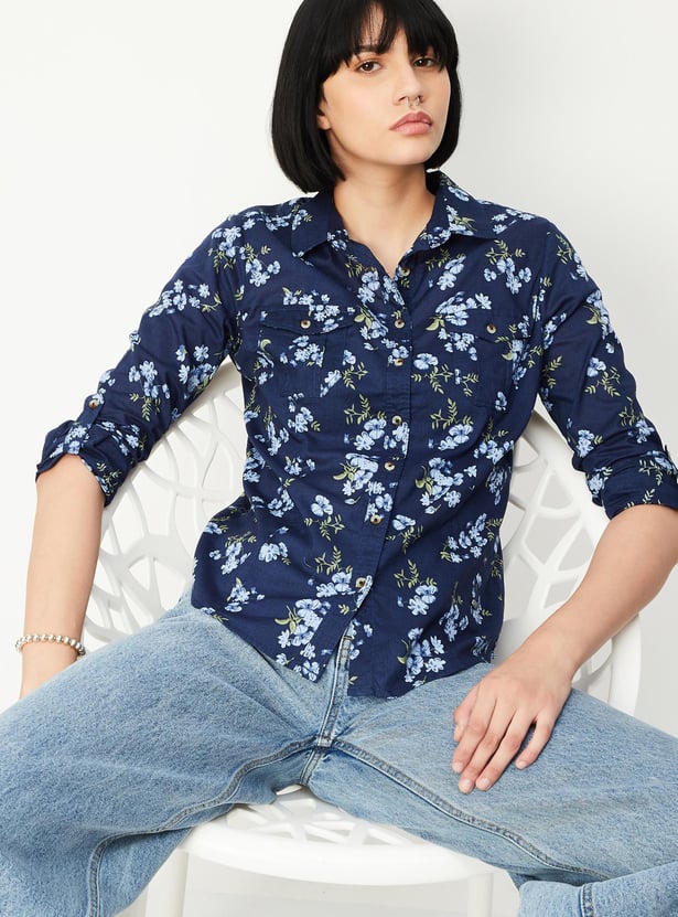 Women Floral Printed Shirt