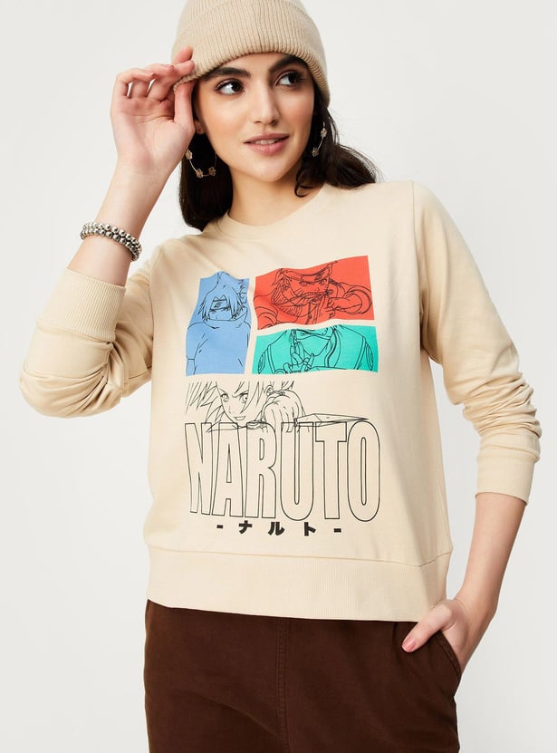 Women Naruto Printed Sweatshirt