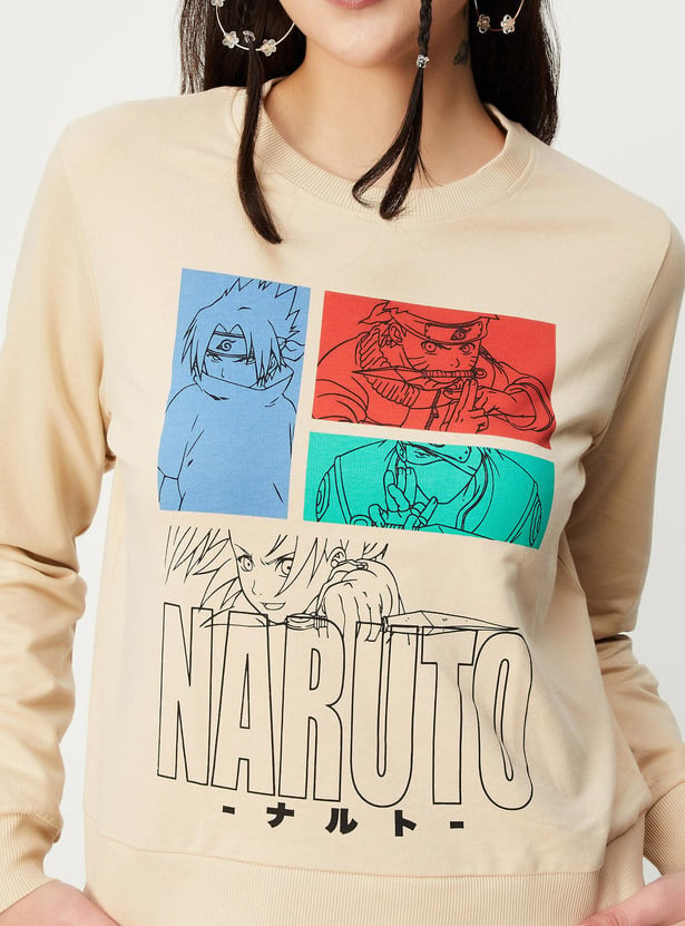 Women Naruto Printed Sweatshirt