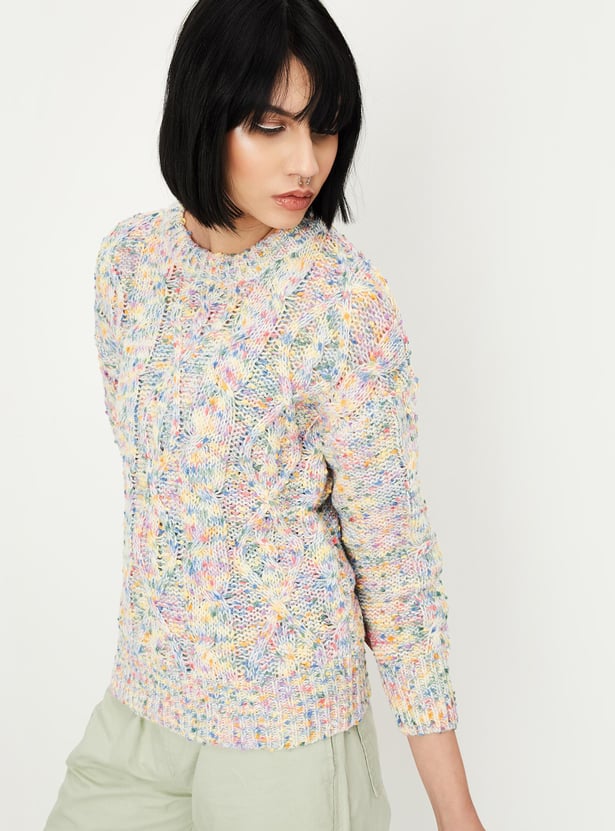 Women Cable Knit Sweater