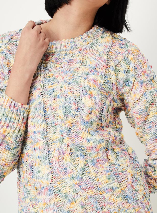 Women Cable Knit Sweater