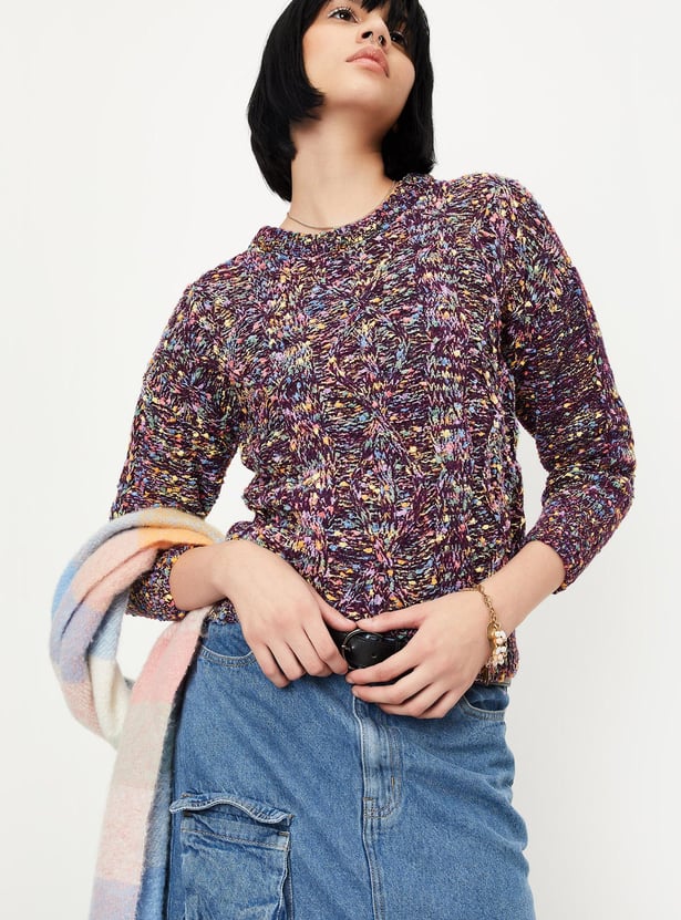 Women Cable Knit Sweater