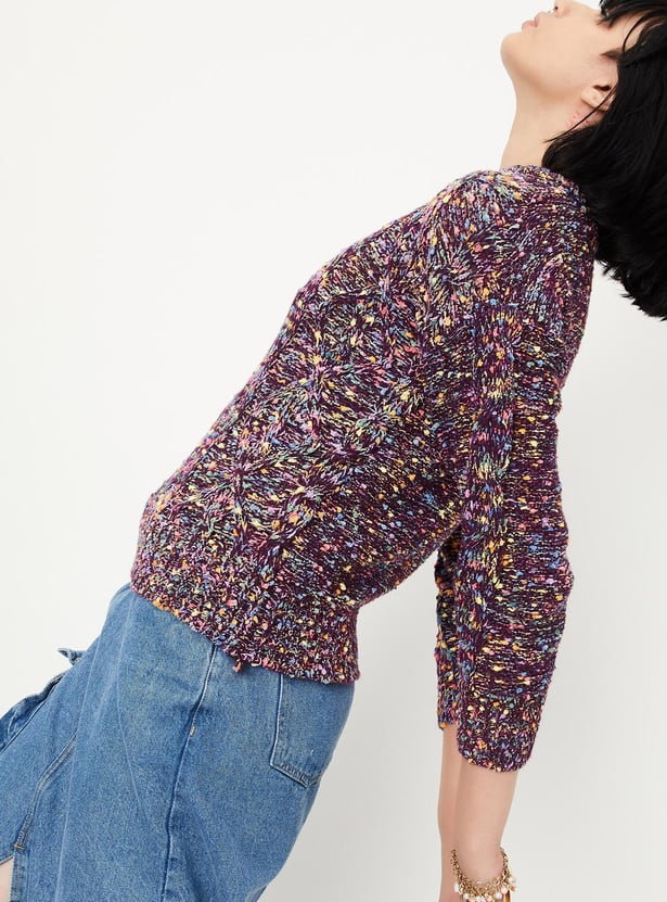 Women Cable Knit Sweater