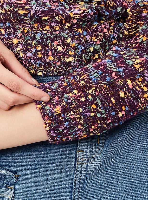 Women Cable Knit Sweater