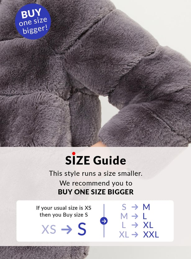 Women Faux Fur Heavy-Weight Jacket