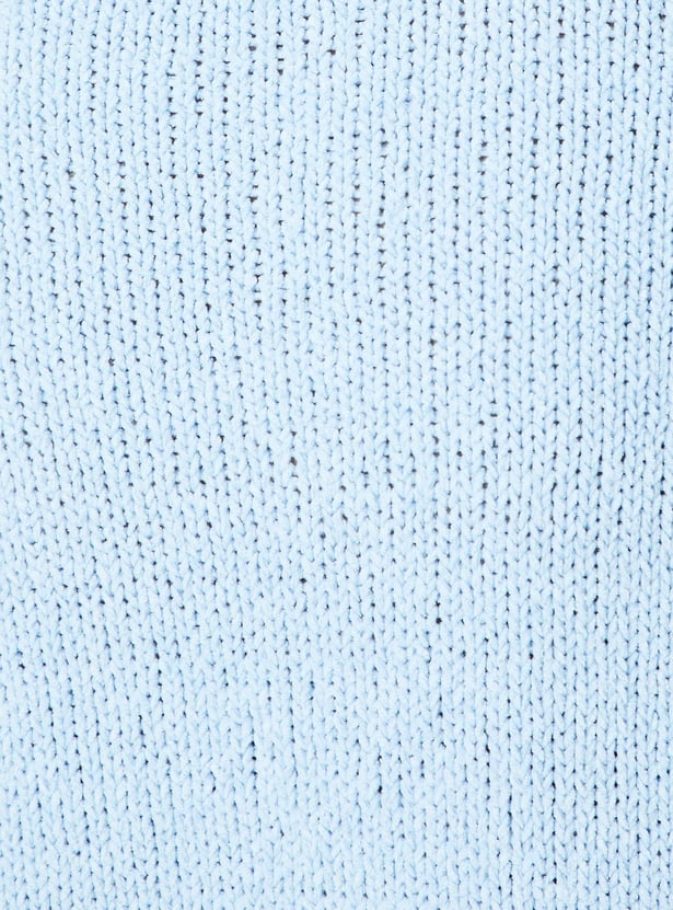 Women Cable Knit Cropped Sweater