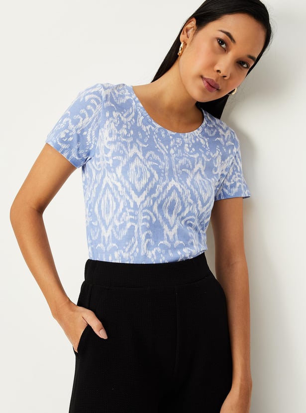 ROKO Women's Butterfly Graphic Tee - Soft Short Sleeve T-Shirt With Floral Butterfly Print