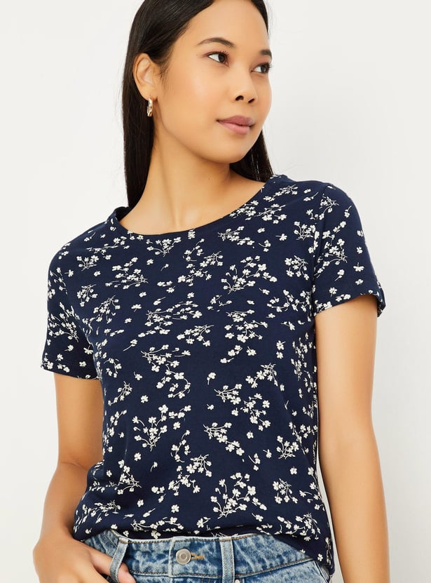 Women Floral Printed T-shirt