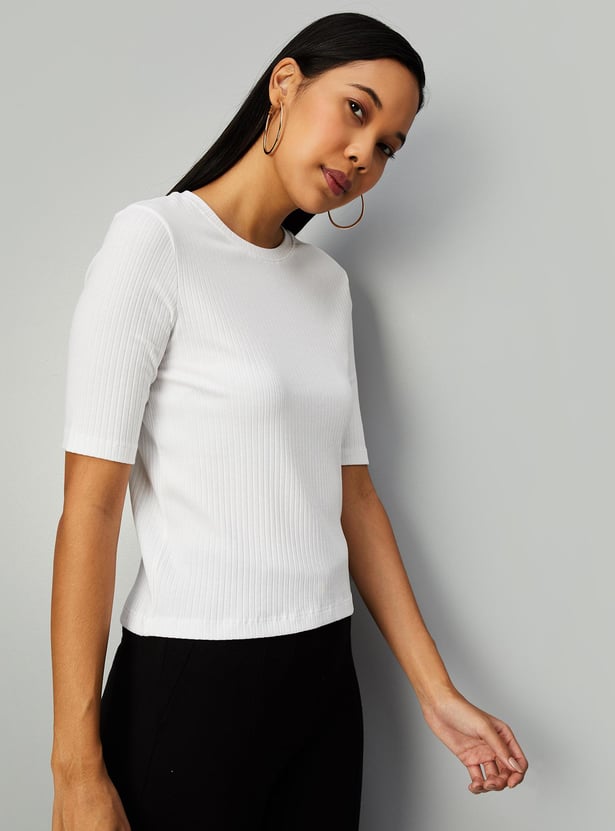 Women Ribbed T-shirt