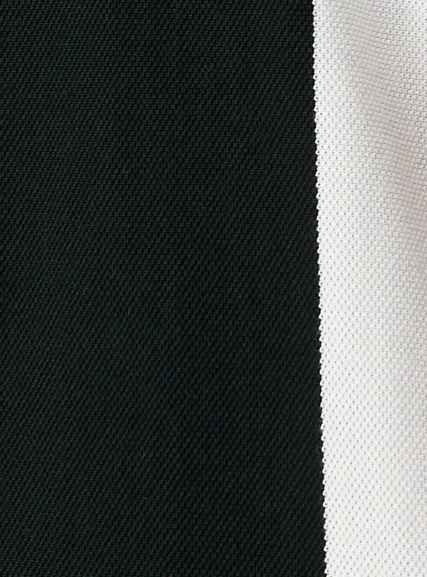 Men Striped Slim Fit Polo T-shirt