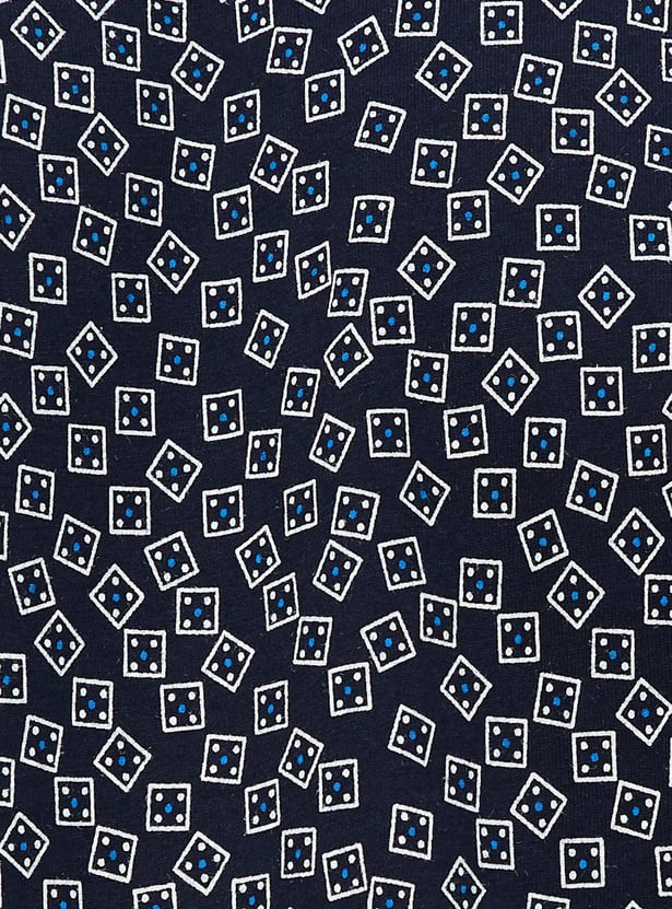 Men Slim Fit Printed Polo T-shirt