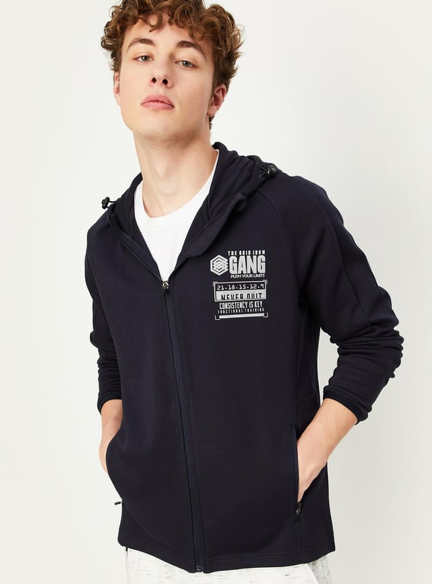 Men Hooded Athleisure Sweatshirt