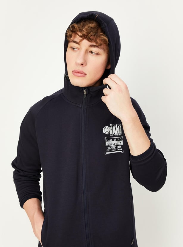 Men Hooded Athleisure Sweatshirt