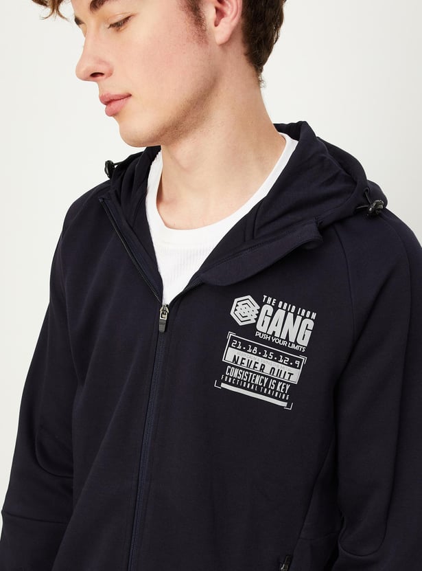 Men Hooded Athleisure Sweatshirt