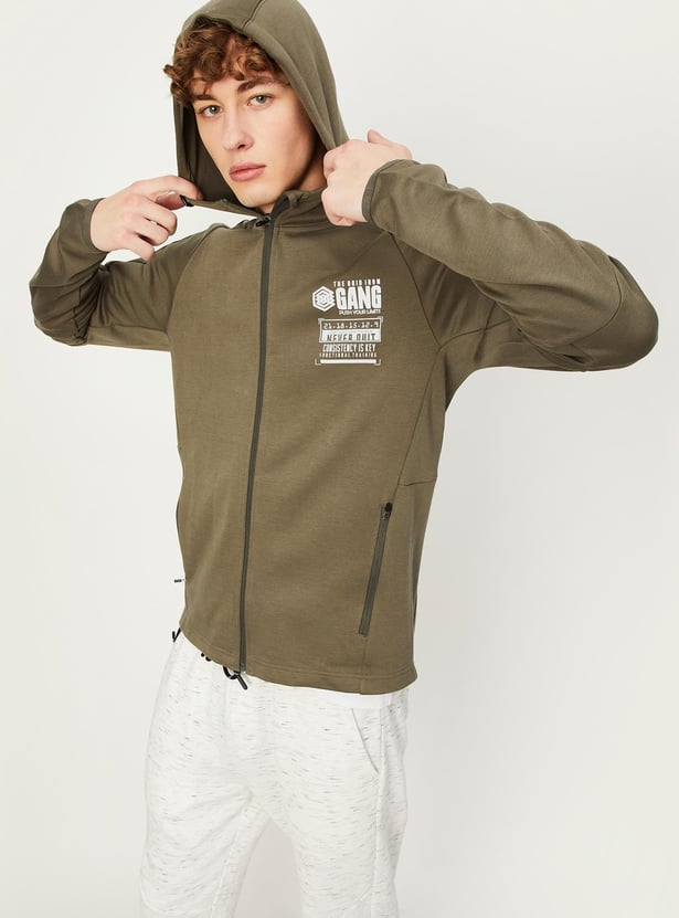 Men Hooded Athleisure Sweatshirt