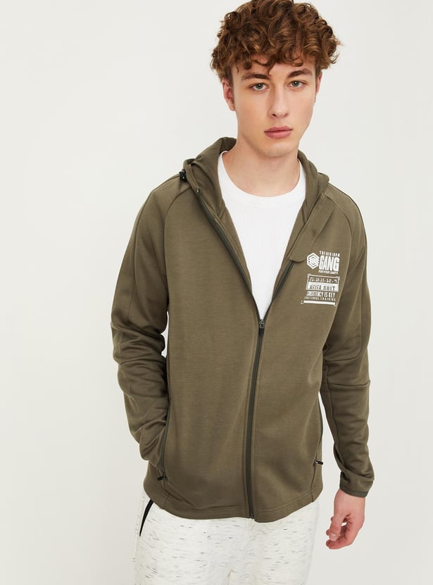 Men Hooded Athleisure Sweatshirt