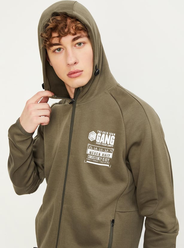 Men Hooded Athleisure Sweatshirt