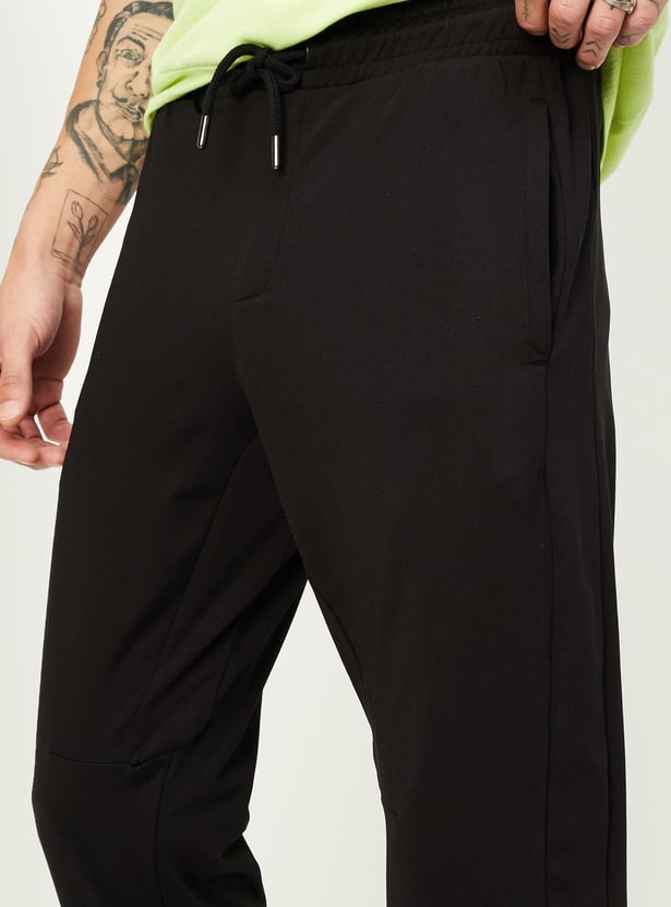 Men Solid Active Joggers