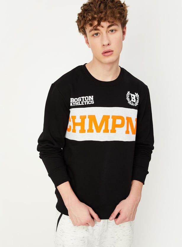 Men Printed Athleisure Sweatshirt