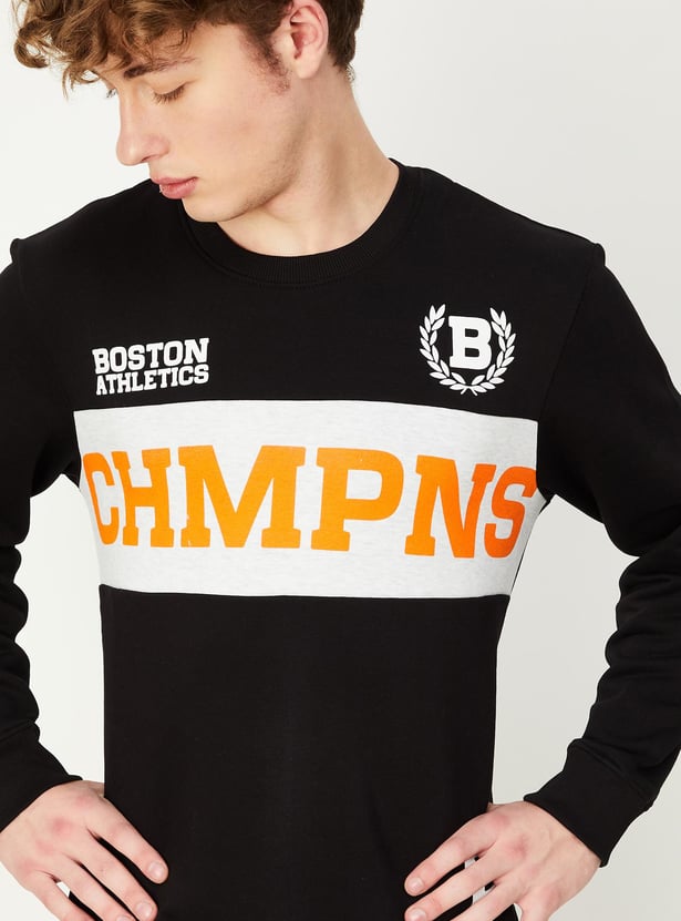 Men Printed Athleisure Sweatshirt