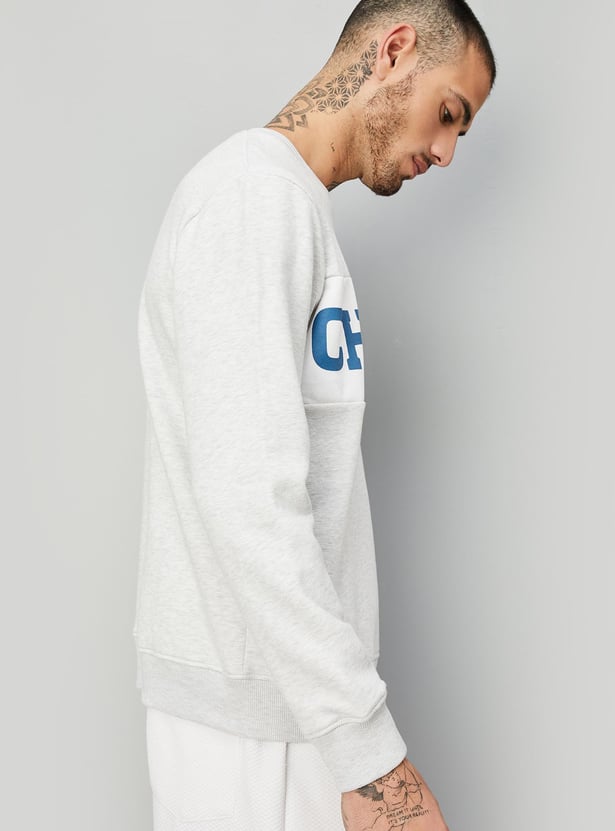 Men Printed Athleisure Sweatshirt