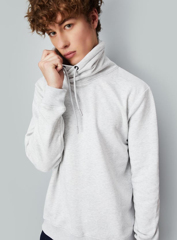 Men Cowl Neck Sweatshirt