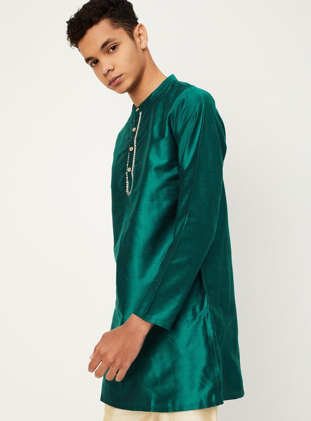 Boys Embellished Ethnic Kurta