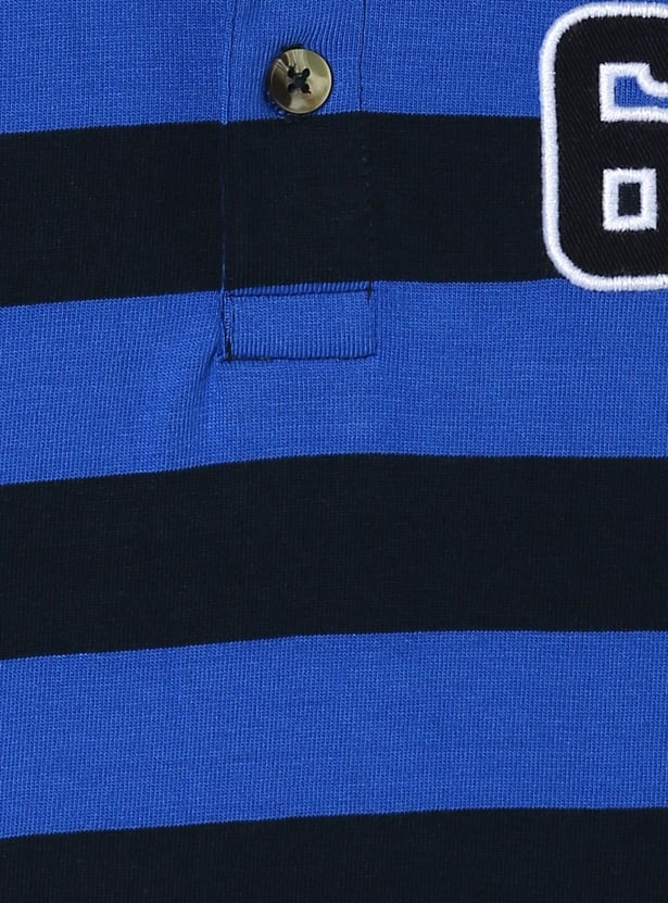 Boys Striped Polo T-shirt