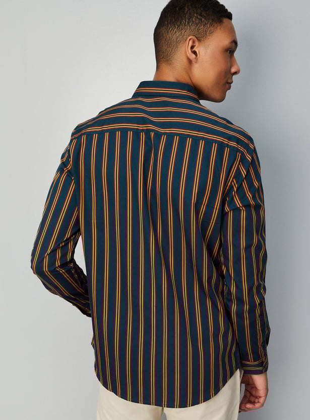 Men Regular Fit Striped Shirt