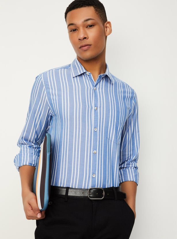 Men Regular Fit Striped Shirt