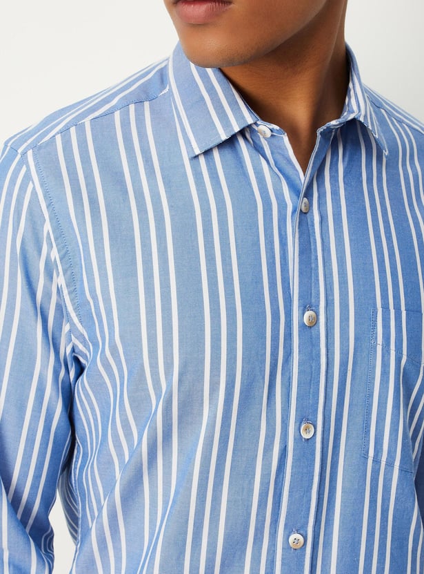 Men Regular Fit Striped Shirt