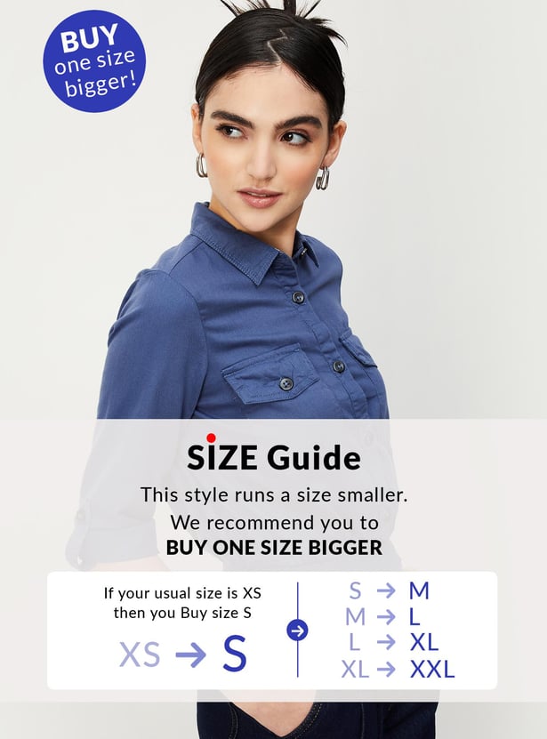 Women Solid Smocked Waist Top