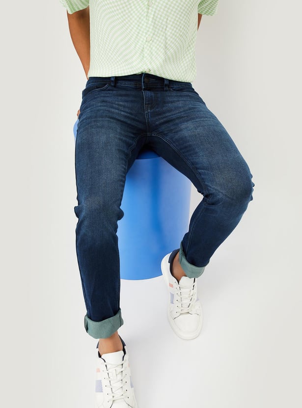 Buy Men Skinny Fit Washed Jeans Online at just Rs. 1499.0 ...