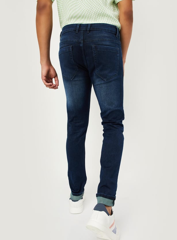 Buy Men Skinny Fit Washed Jeans Online at just Rs. 1499.0 ...