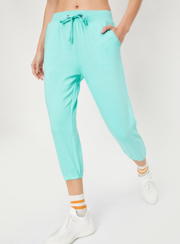 Women Solid Athleisure Capris
