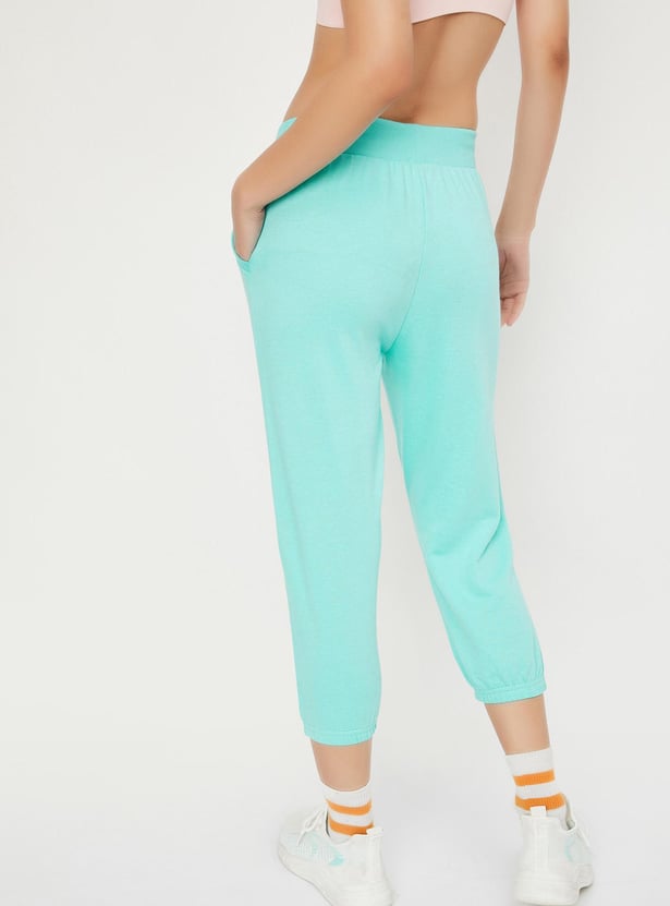 Women Solid Athleisure Capris