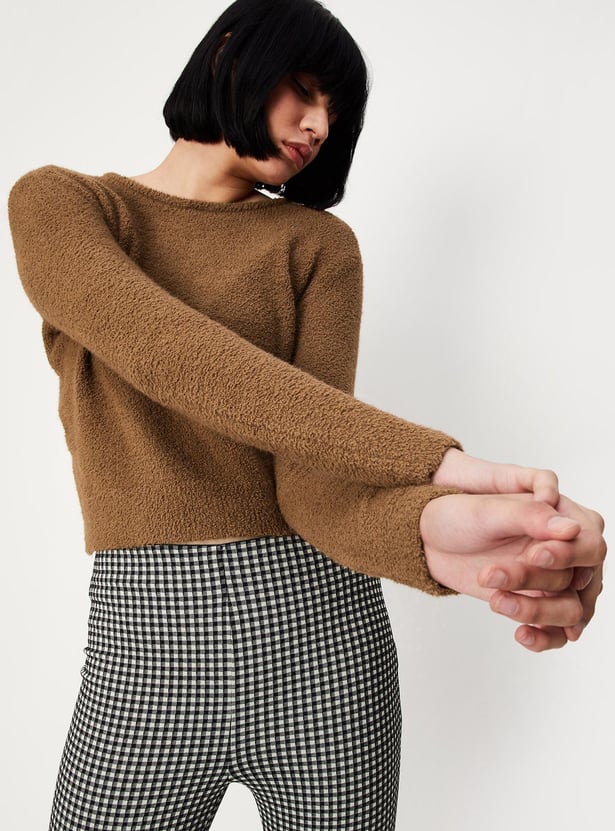 Women Textured Sweater