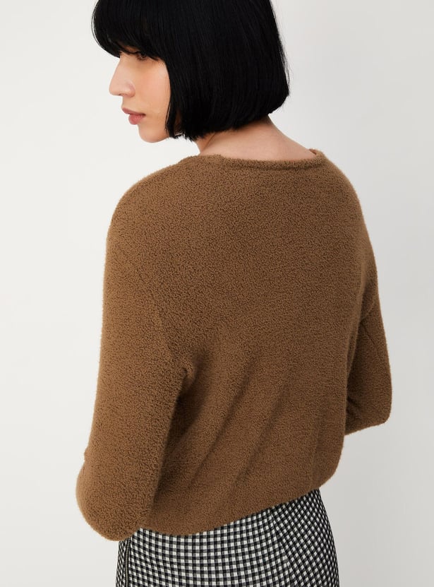 Women Textured Sweater