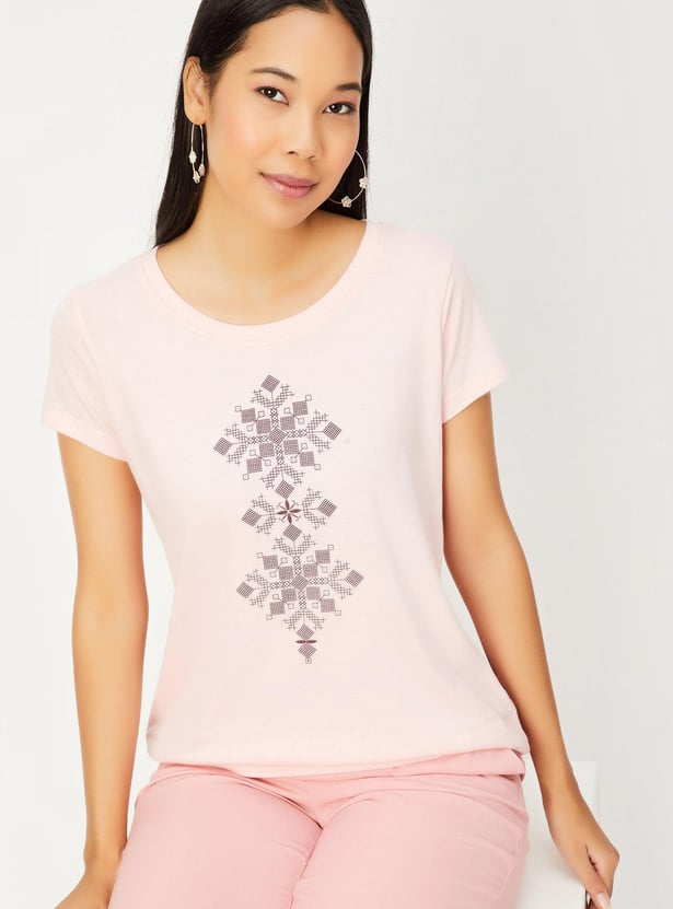 Women Graphic Printed T-shirt