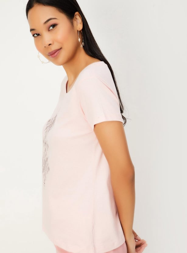Women Graphic Printed T-shirt
