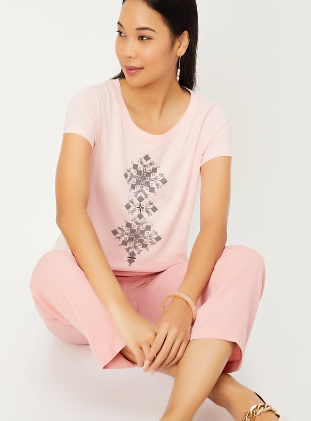 Women Graphic Printed T-shirt