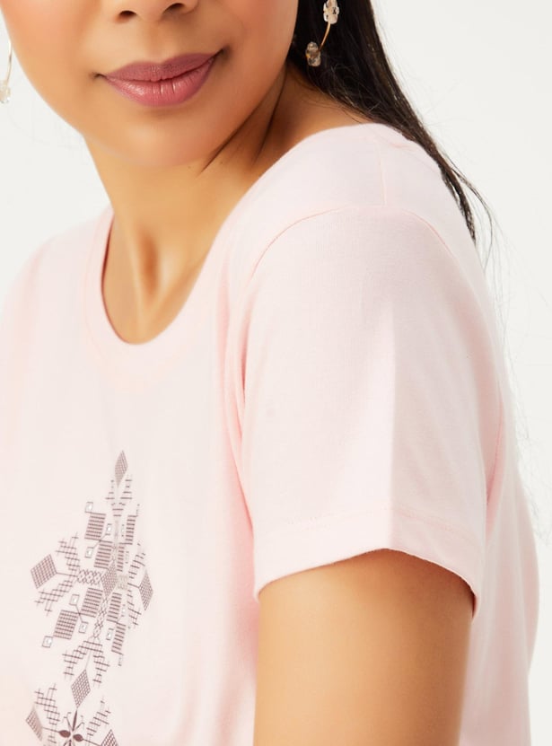 Women Graphic Printed T-shirt