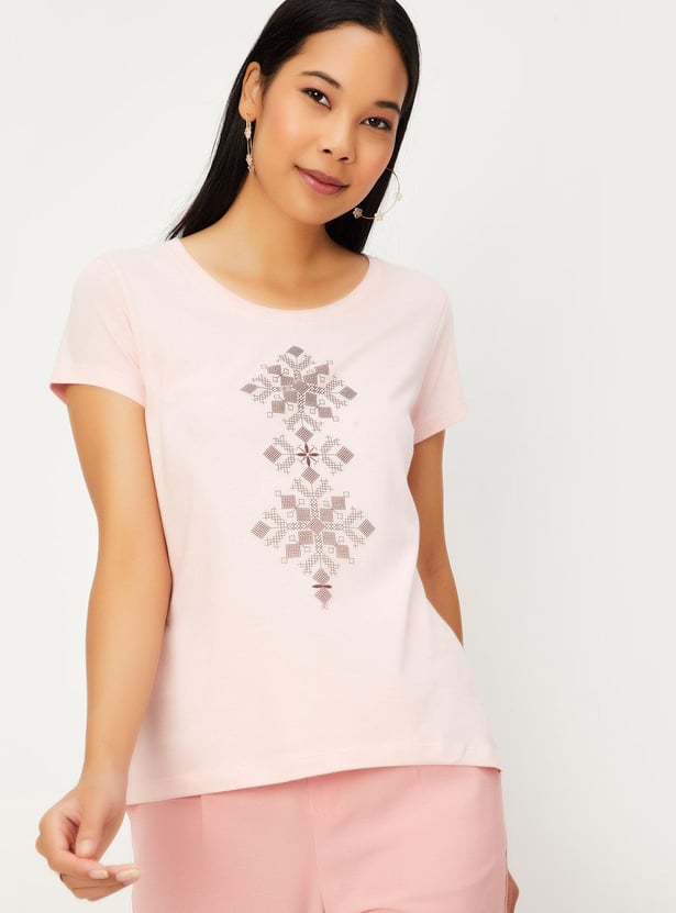 Women Graphic Printed T-shirt