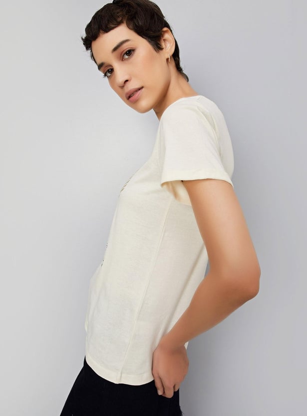 Women Graphic Printed T-shirt