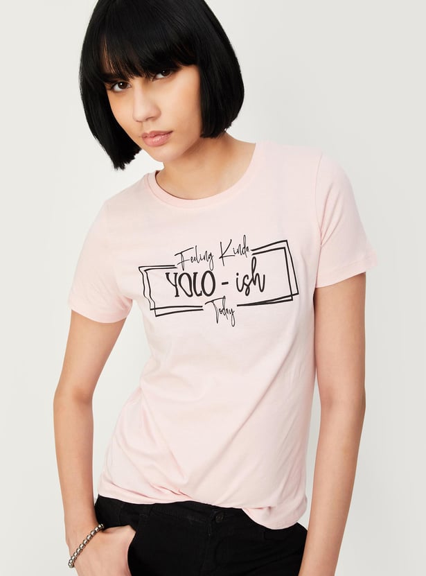 Women Graphic Printed T-shirt