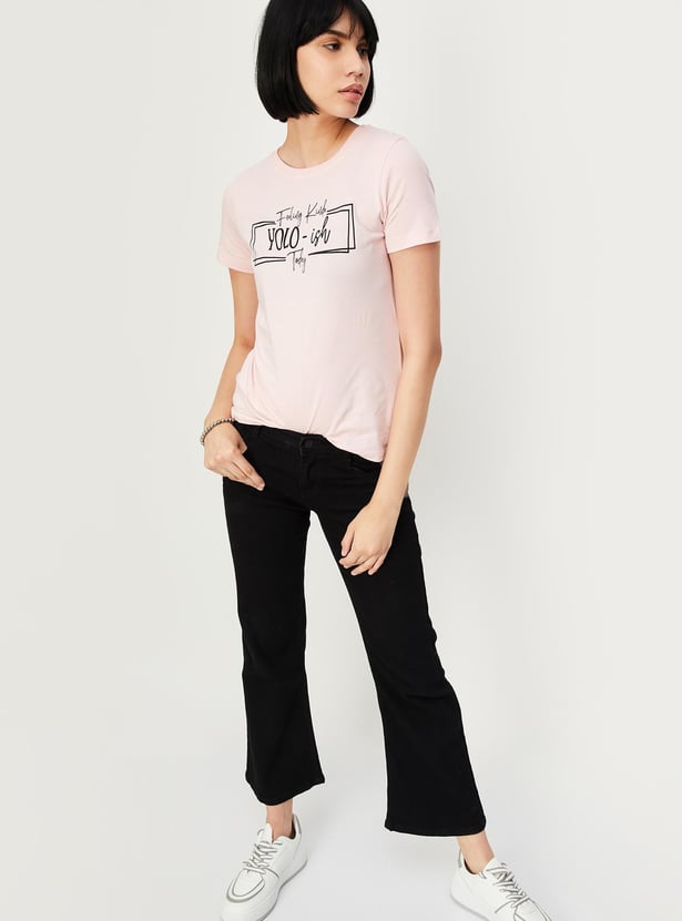 Women Graphic Printed T-shirt